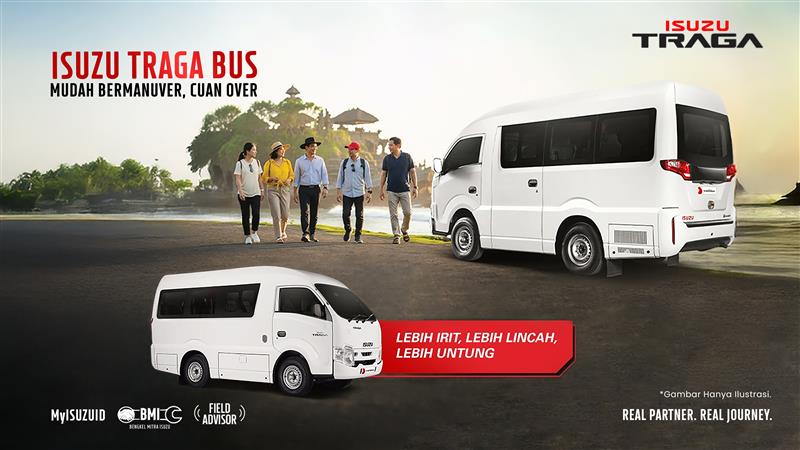 Isuzu TRAGA Bus, Mudah Bermanuver Cuan Over